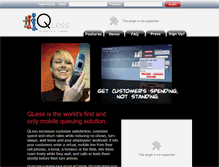 Tablet Screenshot of classic.qless.com
